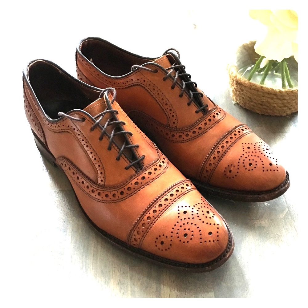 Allen Edmonds Oxford Dress Shoes Sz 9 fit 10.5